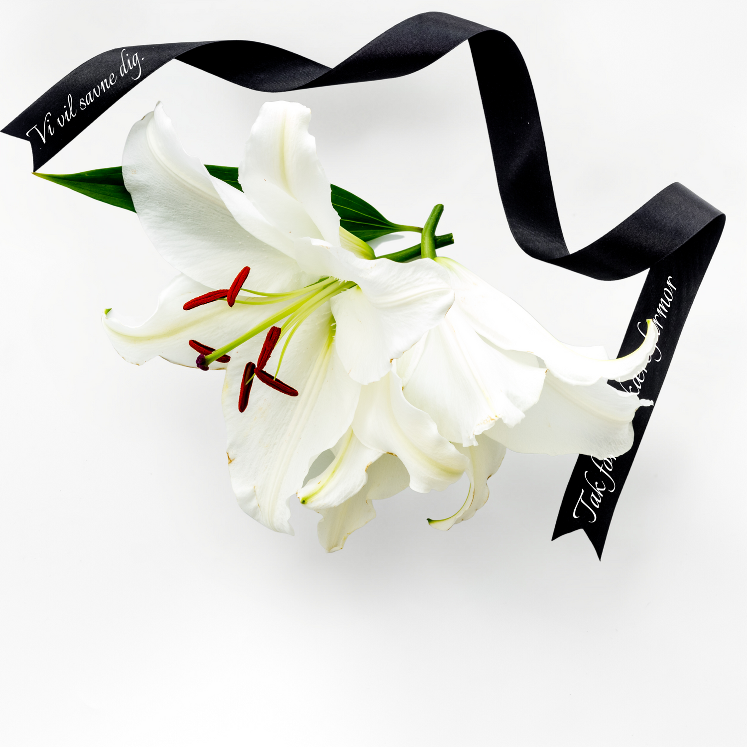 Hvad skriver man på en bårebuket?