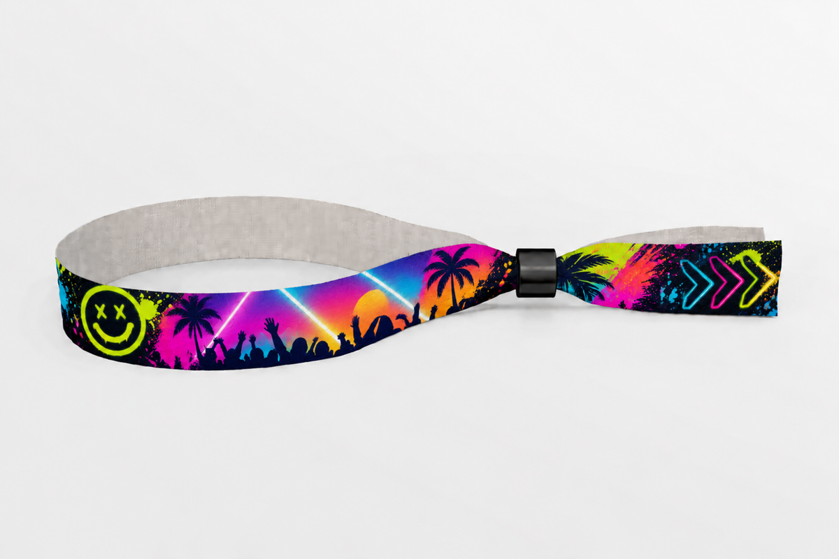 Festivalarmbånd med tryk