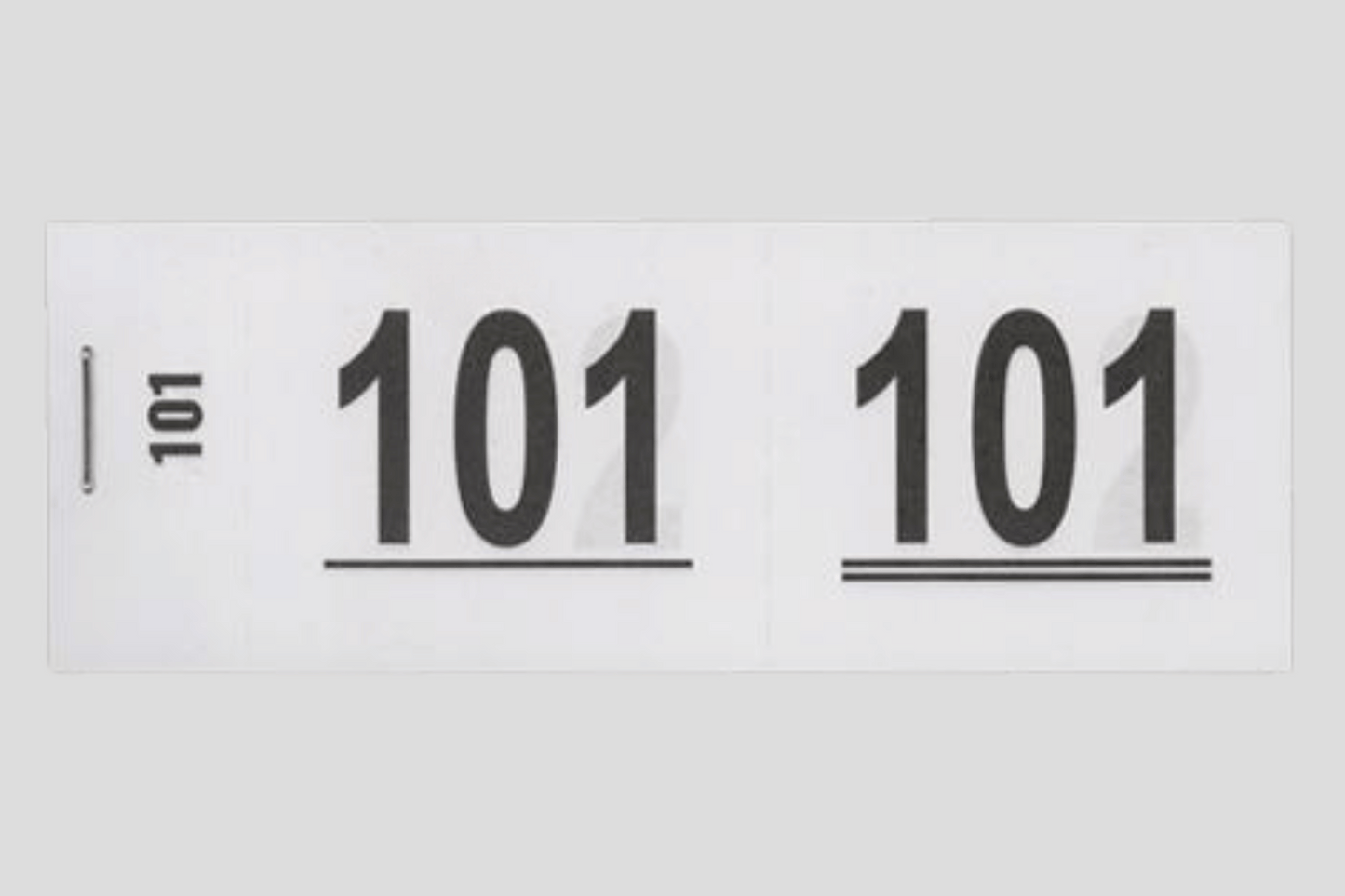 Billetter fra JM Band®. Garderobebilletter hæfter