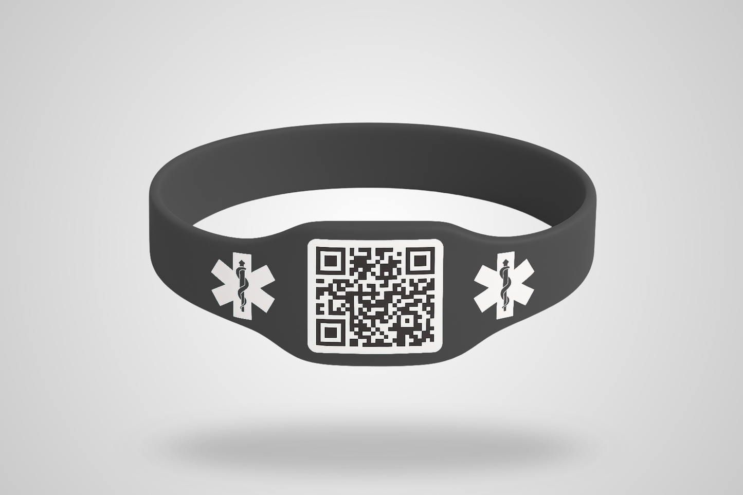 Silikonearmbånd med QR-kode