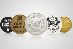 Spillemønter og casino poletter