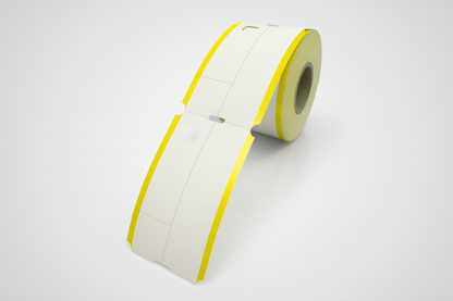 3-delte termiske garderobebilletter (1000stk)