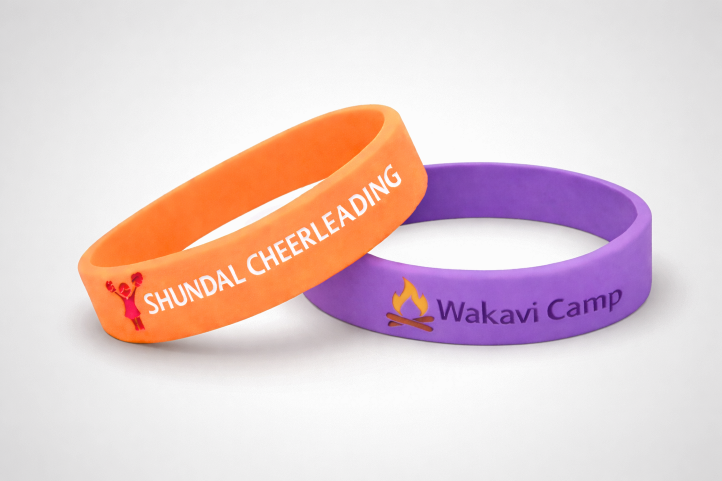 Silikonearmbånd med farveprægning fra JM Band®