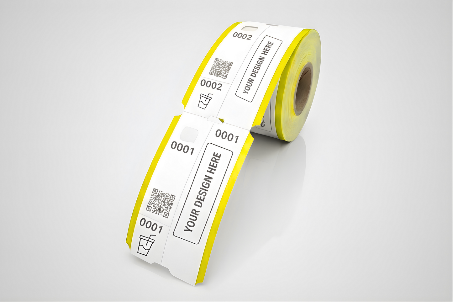 Garderobebilletter tryk forespørgsel