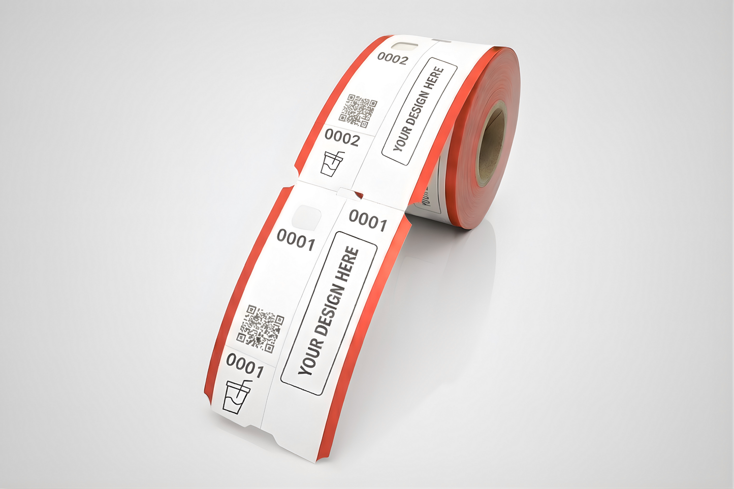 Garderobebilletter tryk forespørgsel