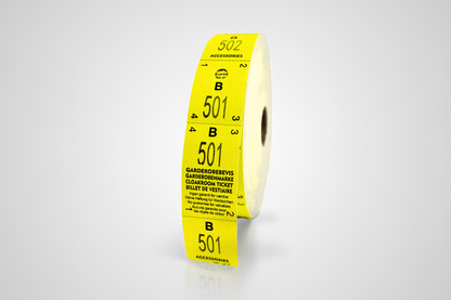 Garderobemærker 3-delt (500 stk)