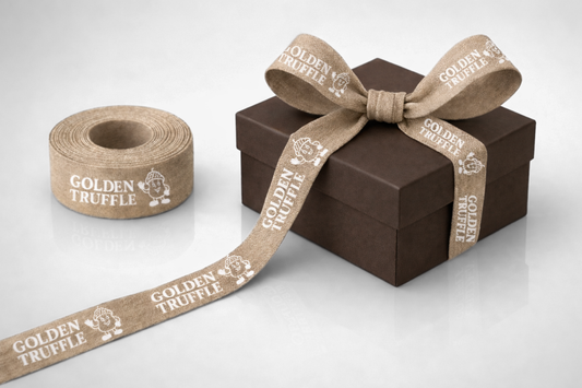 Gavebånd bambus-stof silketryk