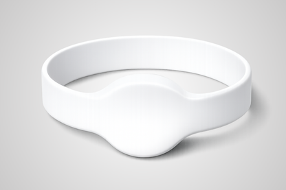 NFC Silikonearmbånd - med bred rund front