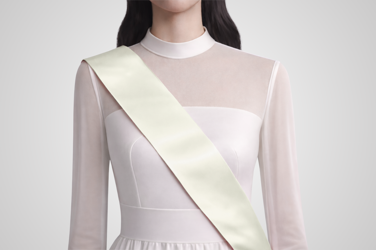 Ordensbånd ECO satin uden tryk