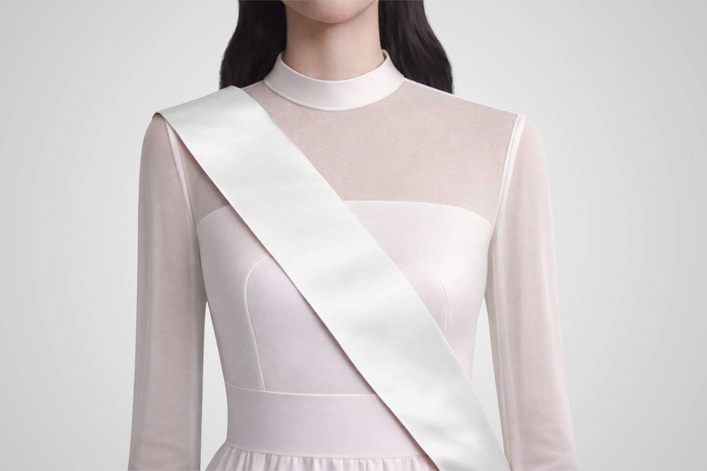 Ordensbånd ECO satin uden tryk