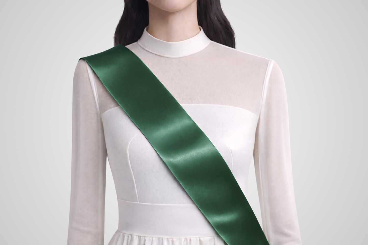 Ordensbånd ECO satin uden tryk