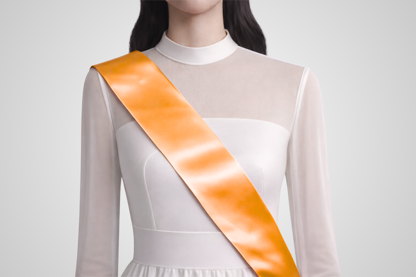 Ordensbånd ECO satin uden tryk