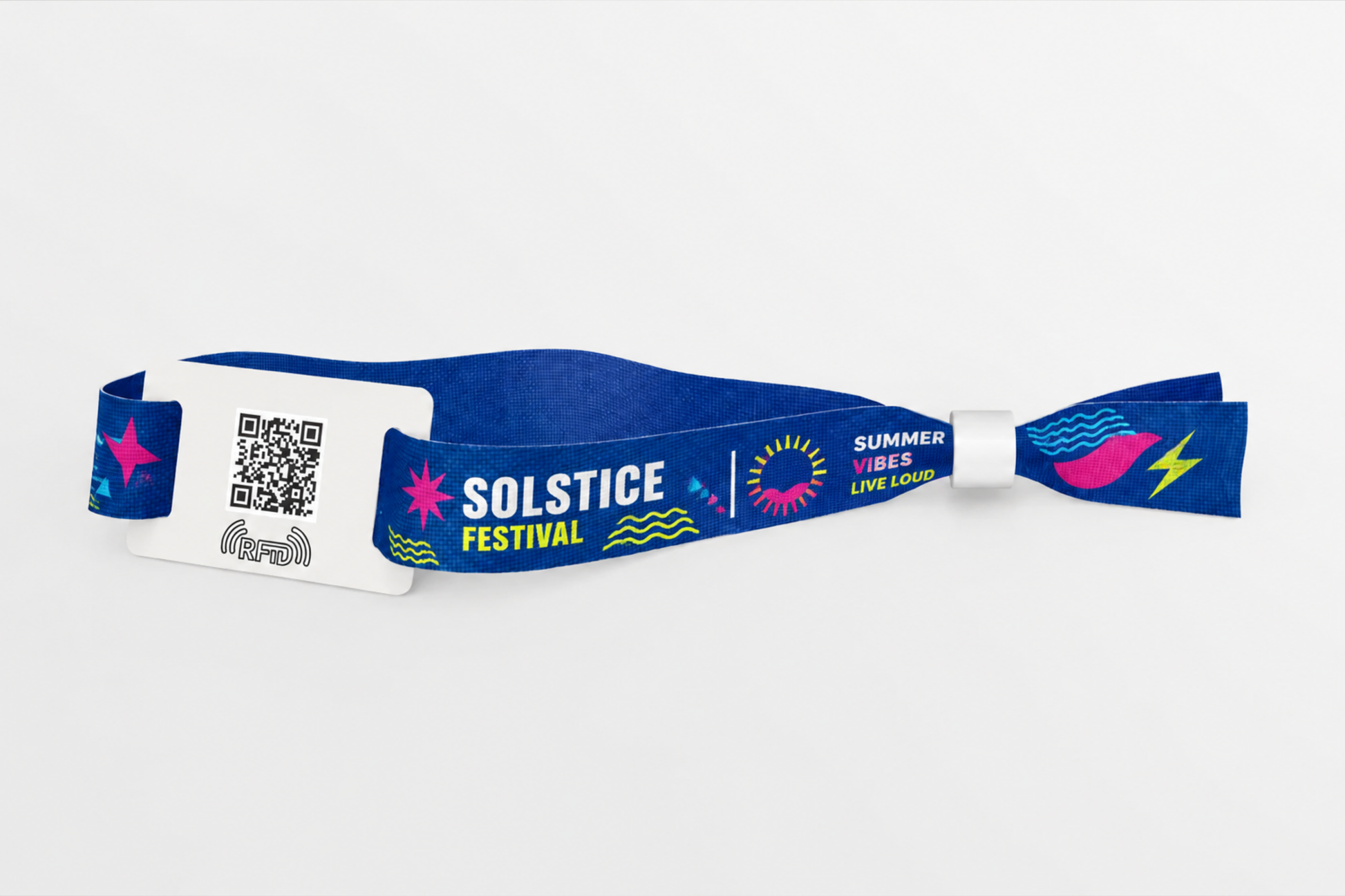 RFID Festivalarmbånd med farvetryk til hurtig identifikation og adgangskontrol