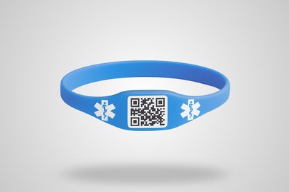 Silikonearmbånd med QR-kode