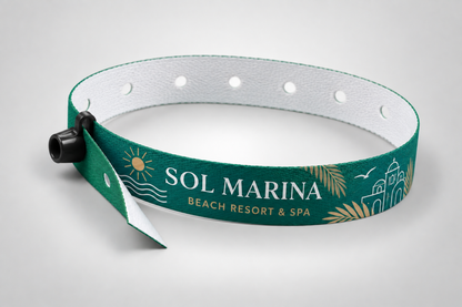 Design selv stofarmbånd med knaplås
