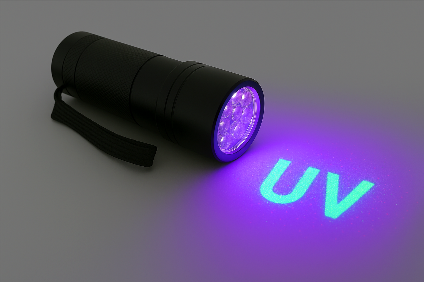 UV lommelygte LED spektrum