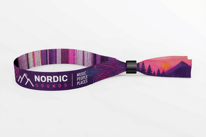 Vævet Tekstil Festivalarmbånd