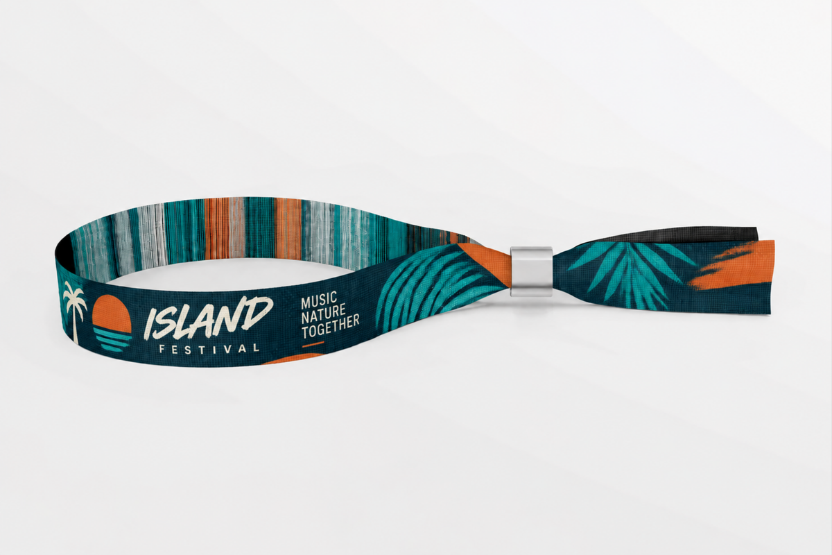 Vævet Tekstil Festivalarmbånd
