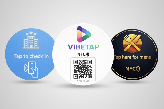 NFC Stickers med tryk for nem informationsstyring - JM Band®