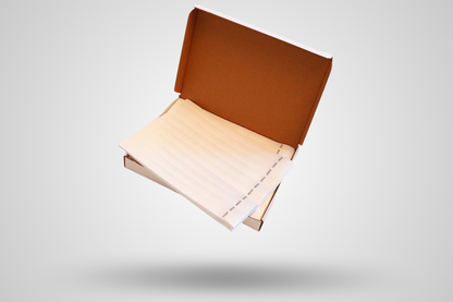 Papirarmbånd fra JM Band®. Papirarmbånd uden tryk i box à 1000 stk