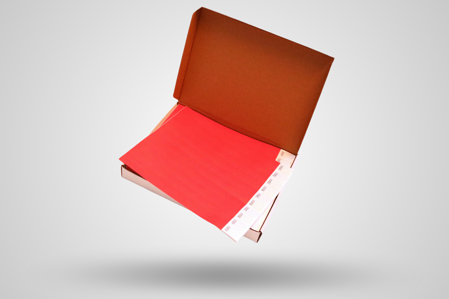 Papirarmbånd fra JM Band®. Papirarmbånd uden tryk i box à 1000 stk